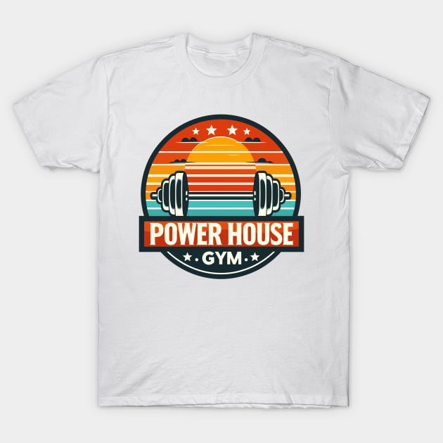 POWER HOUSE GYM T-Shirt by Vehicles-Art